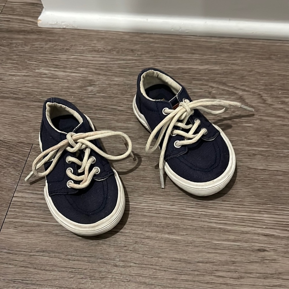 Polo Ralph Lauren Navy Canvas Sneakers